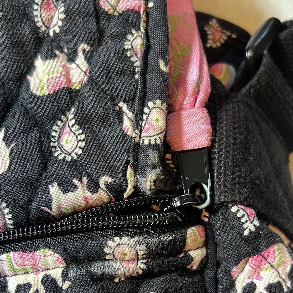 Vera Bradley Elephant Paisley Quilted Shoulder Bag - Picture 3 of 10